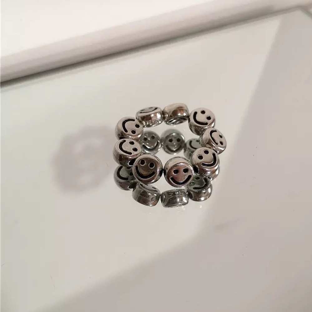 Happy Face Ring Adjustable